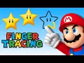 Super Mario Finger Tracing Rhythmic Brain Break tracing map