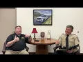 Sheriff Bryan Hutcheson talks with HRECC Director Paul Helmuth Rocktown Now Crime Report
