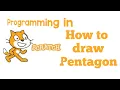How to draw Pentagon in code for Pentagon in scratch