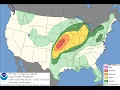 Strong to Intense Tornadoes Expected across Central Kansas into southeast Nebraska Today