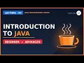 Java Complete Introduction in Hindi Lec-0 Where we use java Why we use Java