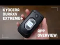 Kyocera DuraXV Extreme App Overview