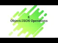 JavaScript Objects JSON Operations Parse Stringify Access Data LWC Tutorial