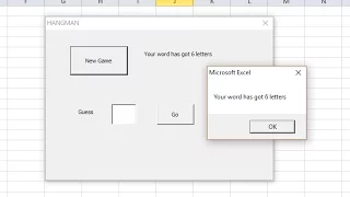 How to Make a Hangman Game with VBA Part 4 - Selecting a Random Word