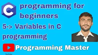 Variables in C programming C programming tutorial 5