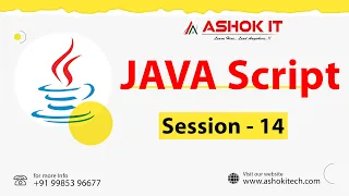 JAVA SCRIPT Session - 14 Ashok IT