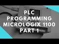 PLC Programming Tutorial 1 - Allen Bradley MicroLogix 1100 w RSlinx RSLogix500 BOOTP