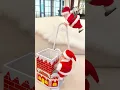 Download Lagu Cute Santa Clause Climbing the Ladder! Santa toys 🎅🏻🎁 #shortsvideo #christmas #present #santa