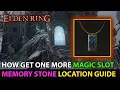 Elden Ring - Where You Can Find Memory Stone To Increase 1 More Magic Slot Location Guide