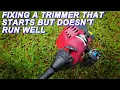 Fixing A Hyper Tough Trimmer That Starts But It Won t Run Well