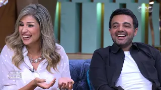 لعبة ماما ولا بابا   تحدي عمرو محمود ياسين وعائلته مع منى الشاذلي دندنها