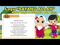 Lagu Lagu PAI hal 123 kelas 1 | Sayang Allah Nada Lagu Balonku ada lima | kurikulum merdeka