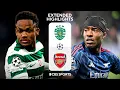 Sporting CP vs Arsenal Extended Highlights UCL Quarterfinals - Leg 1 CBS Sports Golazo