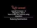 Laravel 5 5 lesson - 5 Migrations