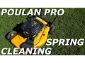 Poulan pro briggs mower spring cleaning Getting ready for mowing