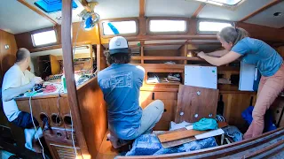 ⛵️ Taking our boat apart again!! 😱 #136