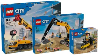 All LEGO City Construction sets 2024 Compilation/Collection Speed Build