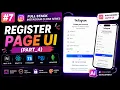 Full Stack Instagram Clone Series Next js 16 Register Page UI part - 4