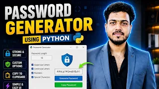 Password Generator Project Using Python Tkinter GUI Python Mini Project with Source Code