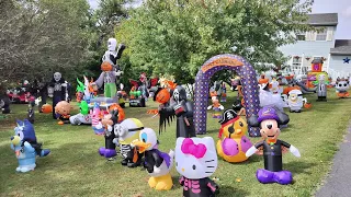 My 2025 Halloween Inflatables Display
