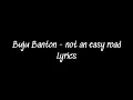 Buju Banton - Not an easy road (Lyrics)