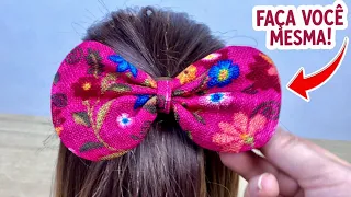 Costurando do zero laço de tecido l Passo a passo 🧵