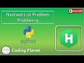 Python Challenge 9 Nested List HackerRank Solution Coding Planet