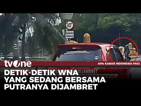 WNA jadi Korban Jambret Hingga Korban Tersungkur dan Terseret
