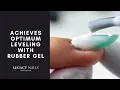 Achieves optimum leveling with rubber gel LEGACY NAILS
