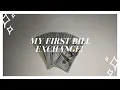 My first bill exchange Condensing my envelopes Over 2000