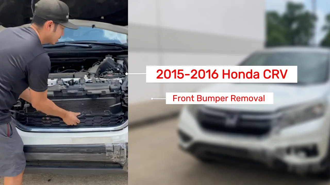 2015-2016 Honda CR-V : Front Bumper Painted