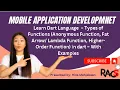 Learn Dart Language Types of Functions Anonymous Fat Higher-Order Function in dart