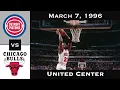 Full Game Jordan s 53-Point Masterpiece 24k Milestone Bulls vs Pistons March 7 1996