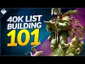 How To Make a Warhammer 40k Army List in 10th Edition Ultimate Beginners Guide