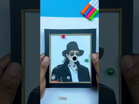 Michael Jackson Smooth Criminal Dance Cardboard Pinball Game Challenge #michaeljackson #shorts