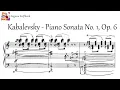 Download Lagu D.Kabalevsky - Piano Sonata No. 1, Op. 6 (Pizzaro)