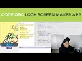 CODE ORG CSP LOCK SCREEN MAKER APP Unit 5 Lesson 8
