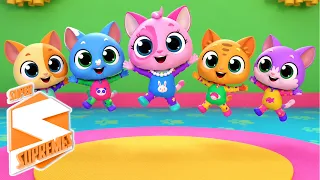 Cinco Gatinhos | Rimas Divertidas e Educativas para Crianças Pequenas – Super Supremes