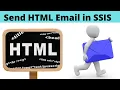 48 Send HTML Email in SSIS