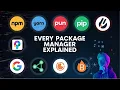 Every Package Manager Explained npm yarn pnpm pip cargo and more