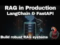 RAG in Production - LangChain FastAPI