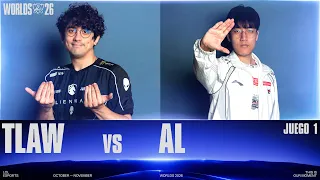 TLAW vs AL | WORLDS 2026 | DÍA 8 | FASE SUIZA | JUEGO 1