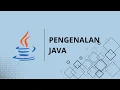 Pengenalan Java Pemrograman Dasar Bahasa Java