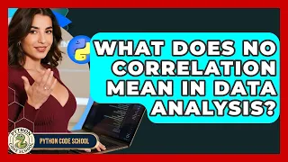 What Does No Correlation Mean In Data Analysis - Python Code School