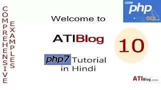 10 PHP Associative Array PHP Tutorial Hindi ATIBlog
