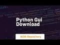 python gui download