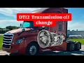 Transmission Oil Change Freightliner Cascadia DT12 transmission oil change DD16
