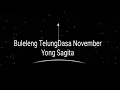 Lagu Buleleng telungdasa November~~Yong Sagita chord dan lirik.
