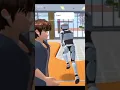 Fighting with school girl with raboot #sukuraschoolsimulator ##viralshort @gaming insan