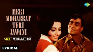 meri mohabbat teri jawani mohammed rafi anjaana old hindi song